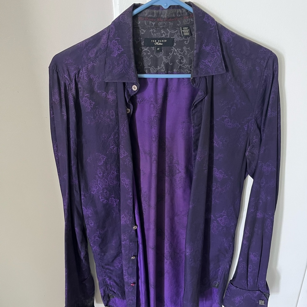 Ted baker cufflink shirt